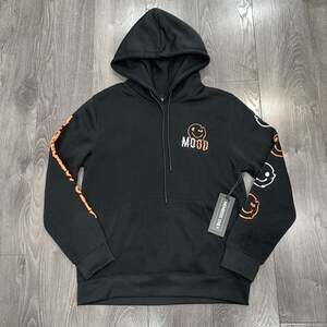 Members Only Mood Graphic Hoodie Black Size S